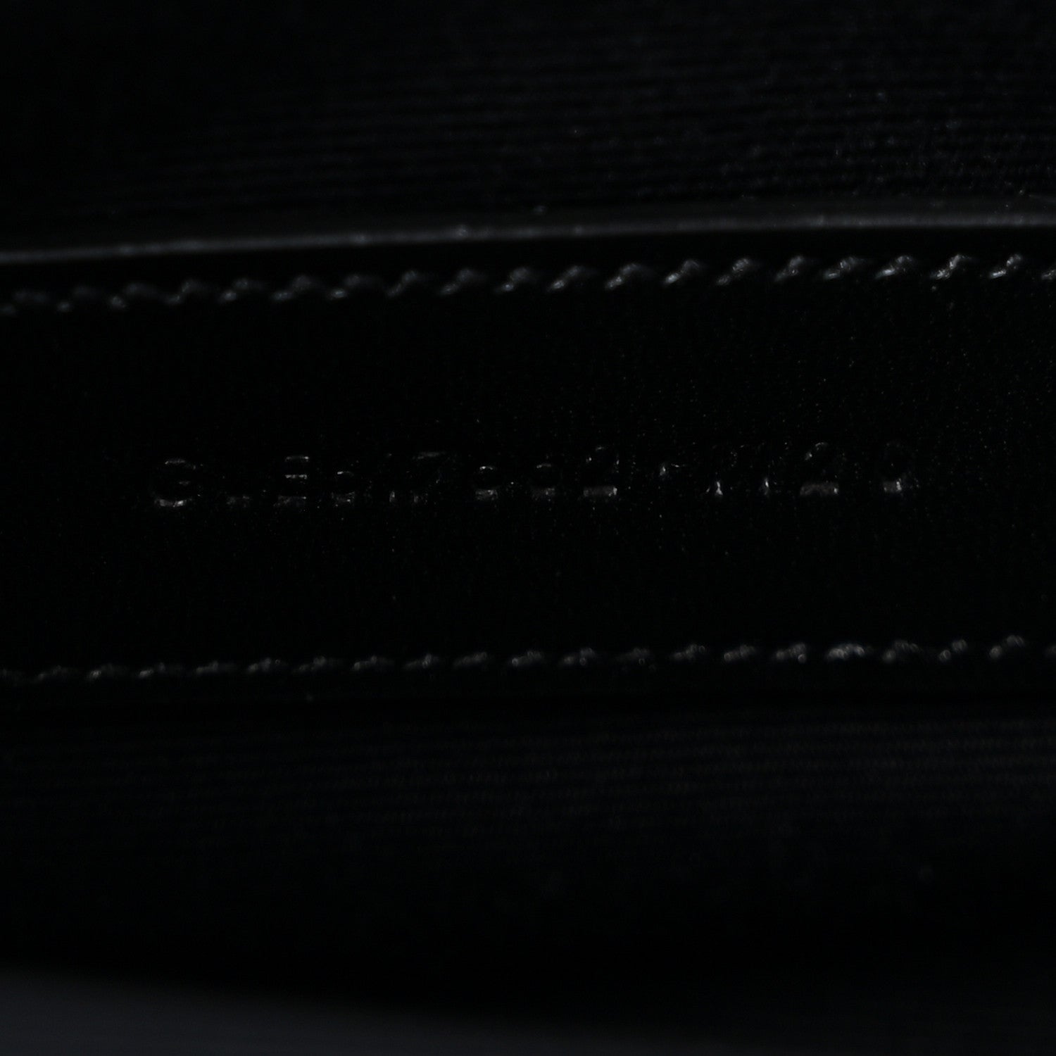 Saint Laurent Grain De Poudre Matelasse Chevron Monogram Envelope Clutch Black 7 of 12