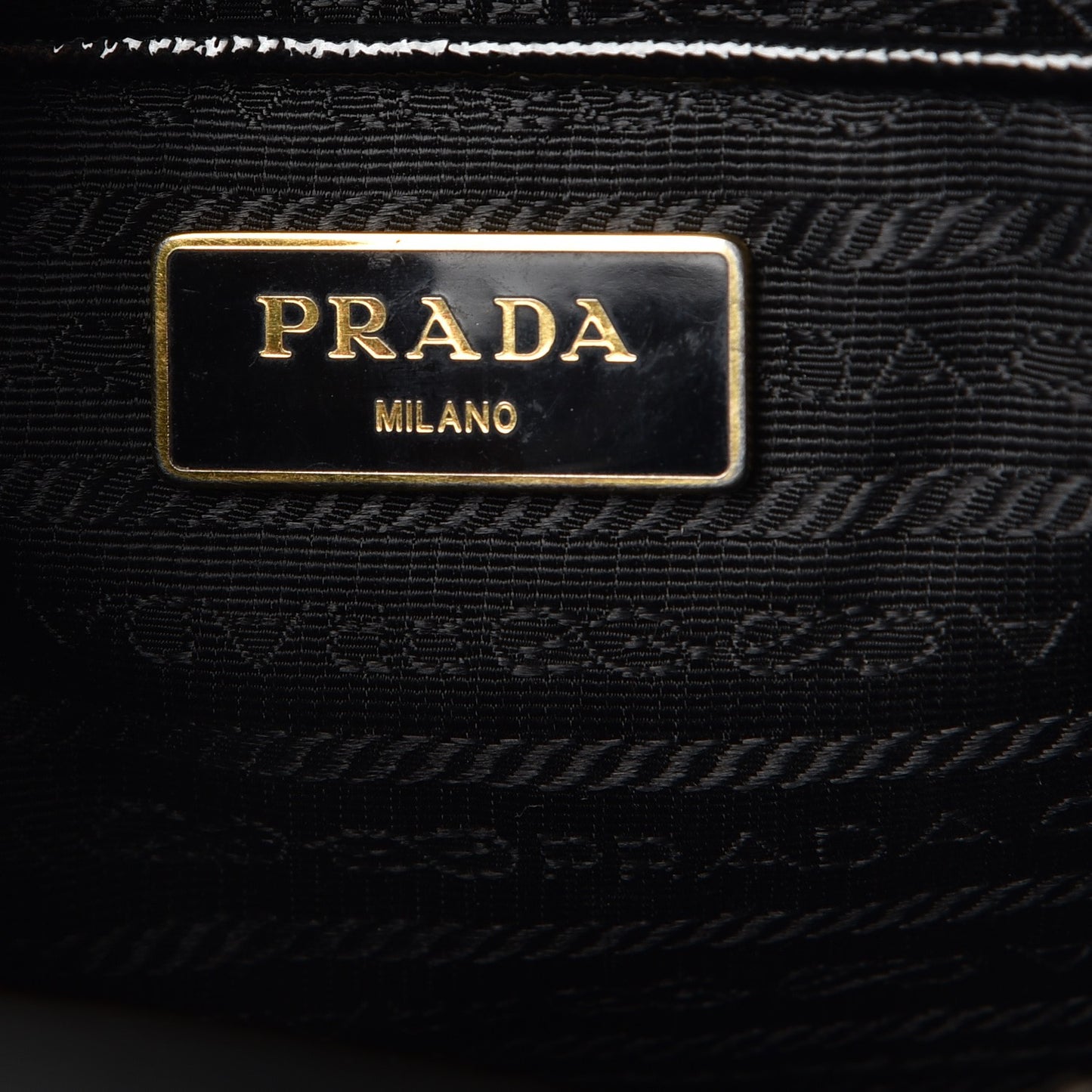 Saffiano Vernice Tote Black