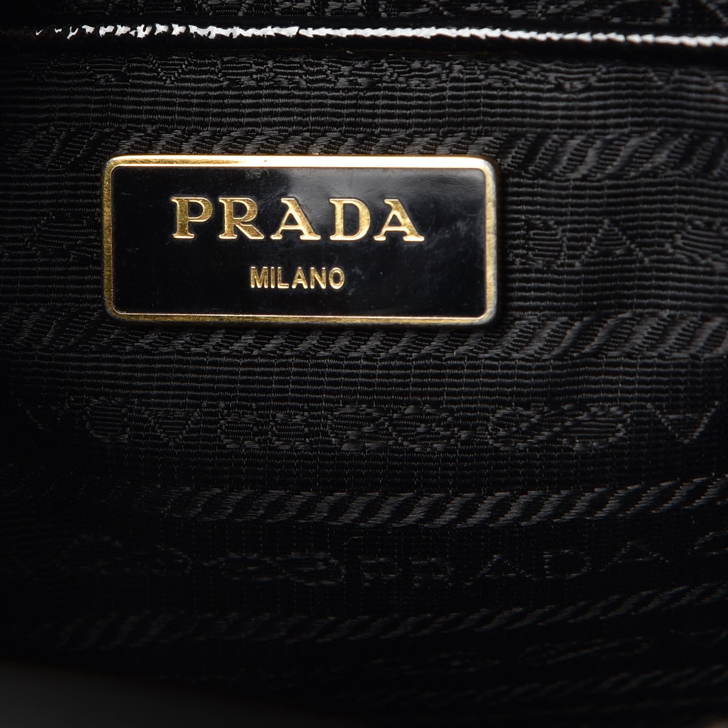 Prada Saffiano Vernice Tote Black 6 of 13