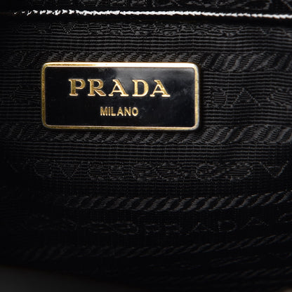 Prada Saffiano Vernice Tote Black 6 of 13