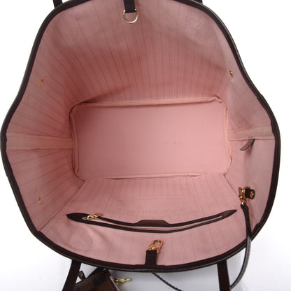 Louis Vuitton Damier Ebene Neo Neverfull MM Rose Ballerine 6 of 17