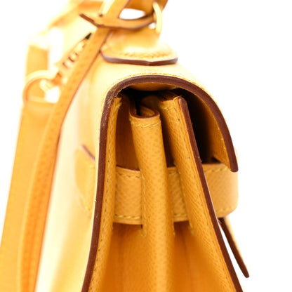 Hermes Courchevel Kelly Sellier 32 Jaune 12 of 12