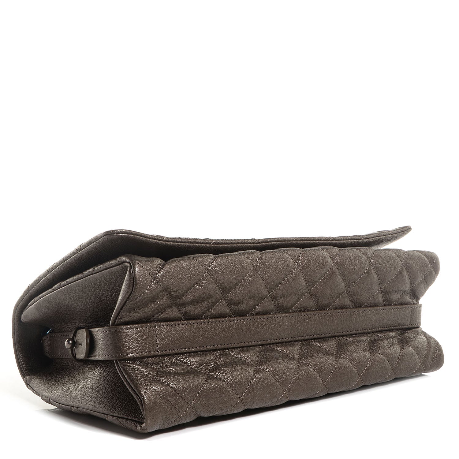 Chanel Metallic Goatskin Large City Rock Flap Silver 6 of 11
