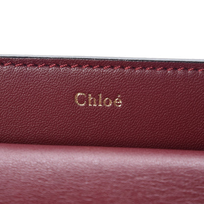Chloe Calfskin Mini Georgia Crossbody Bag Bordeaux 6 of 10