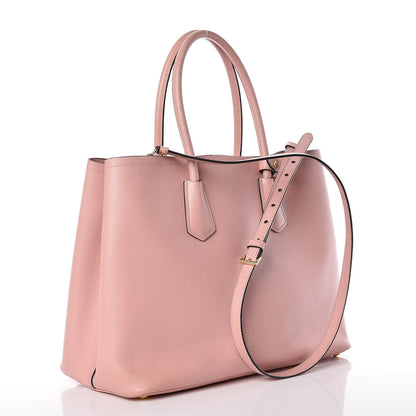 Prada Saffiano Cuir Large Double Bag Orchidea 3 of 14