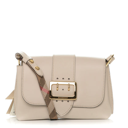 Burberry Soft Grain Calfskin Small Medley Crossbody Limestone 1 of 6