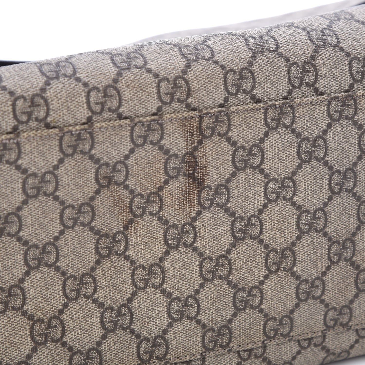 Gucci GG Plus Monogram Messenger Diaper Bag Dark Brown 10 of 16