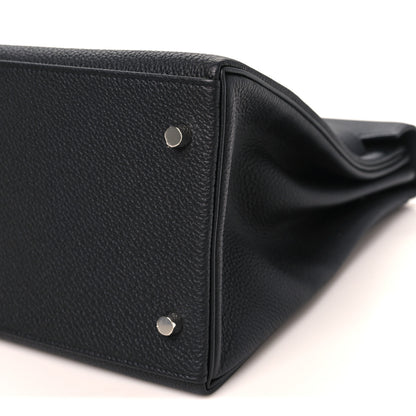 Hermes Togo Maxi Kelly Retourne 42 Black 9 of 9