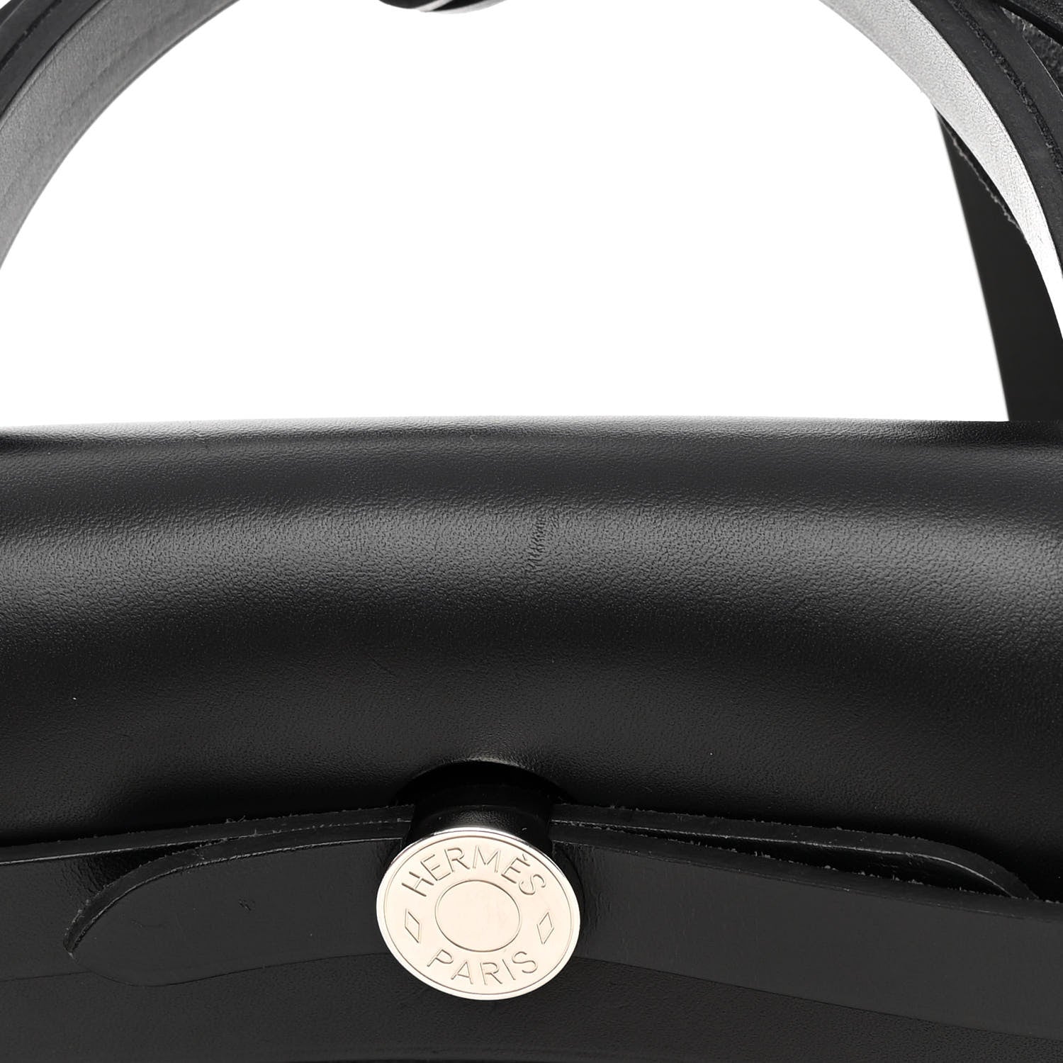 Hermes Toile H Berline Vache Hunter Herbag Zip PM 31 Black Ecru 13 of 14