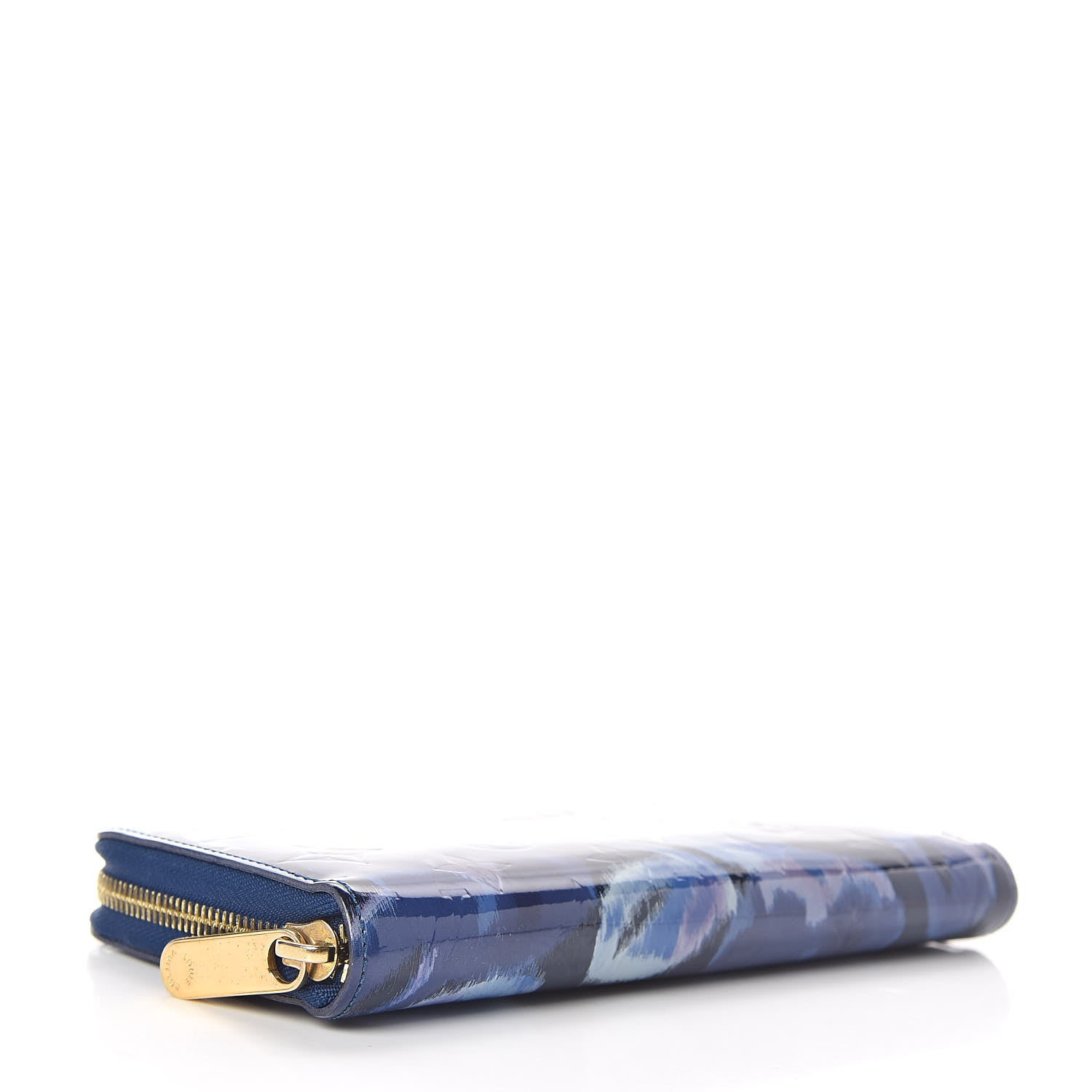 Louis Vuitton Vernis Ikat Zippy Wallet Grand Blue 4 of 8