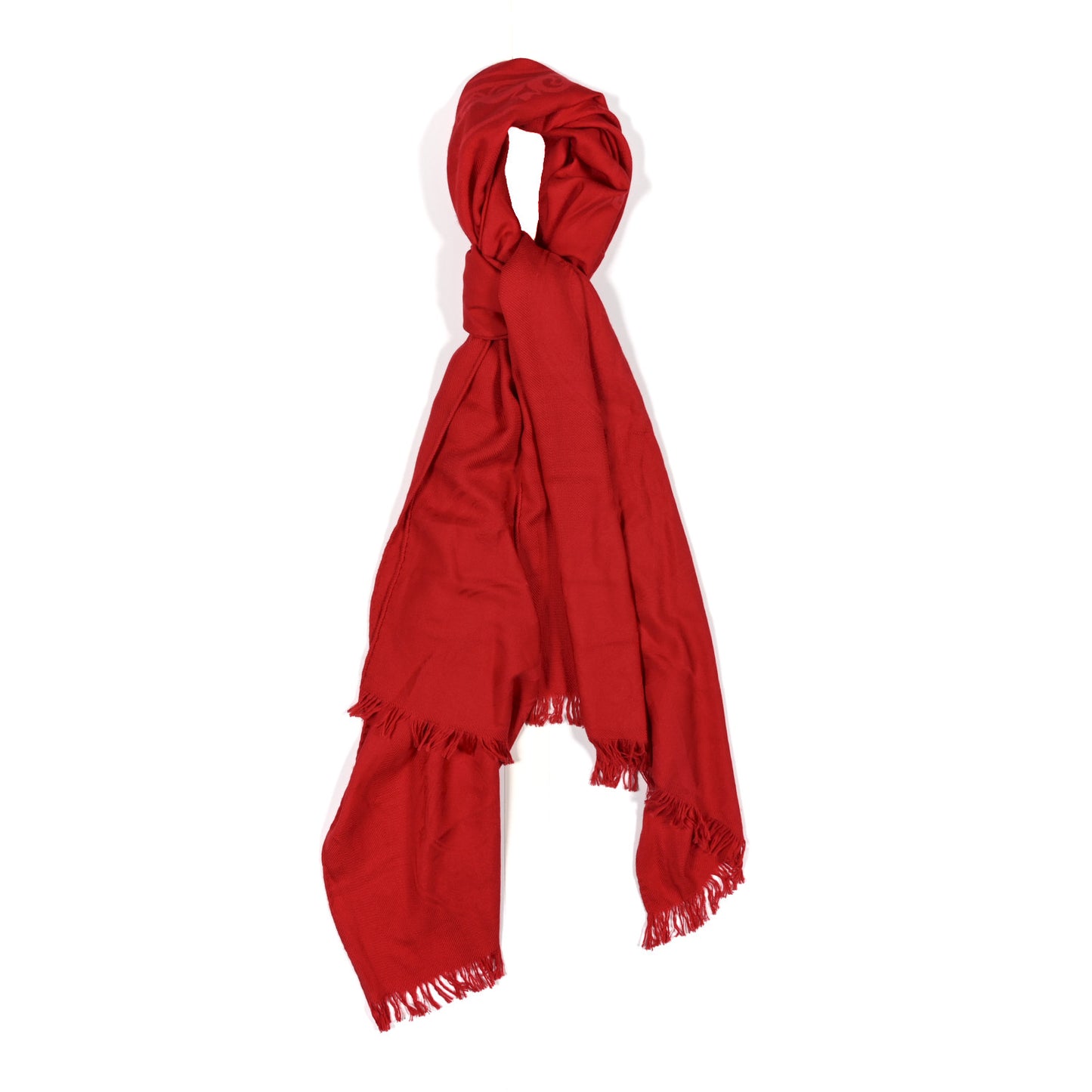 Cashmere Silk New Libris Stole Rouge Vif