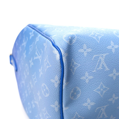 Louis Vuitton Monogram Clouds Keepall Bandouliere 50 Blue 10 of 11