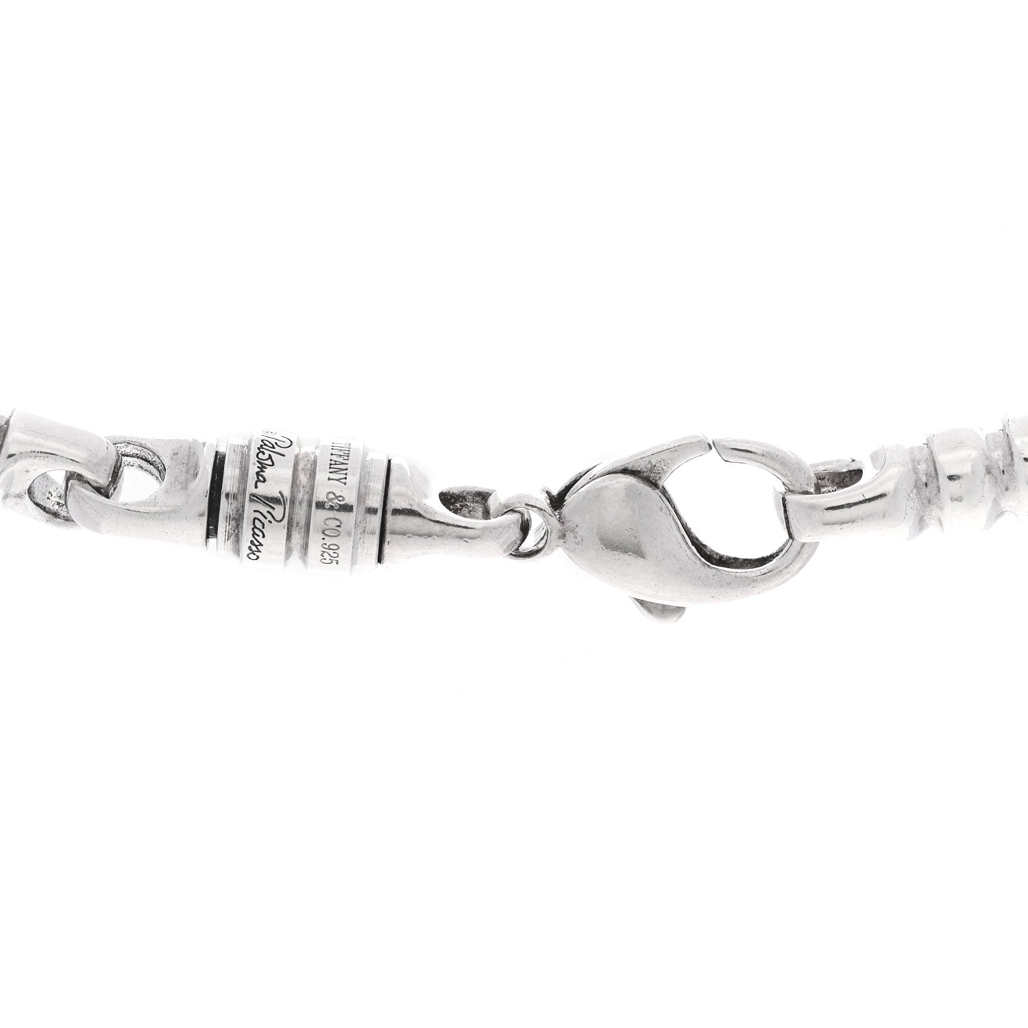 Tiffany Sterling Silver Paloma Picasso Groove Necklace 4 of 4