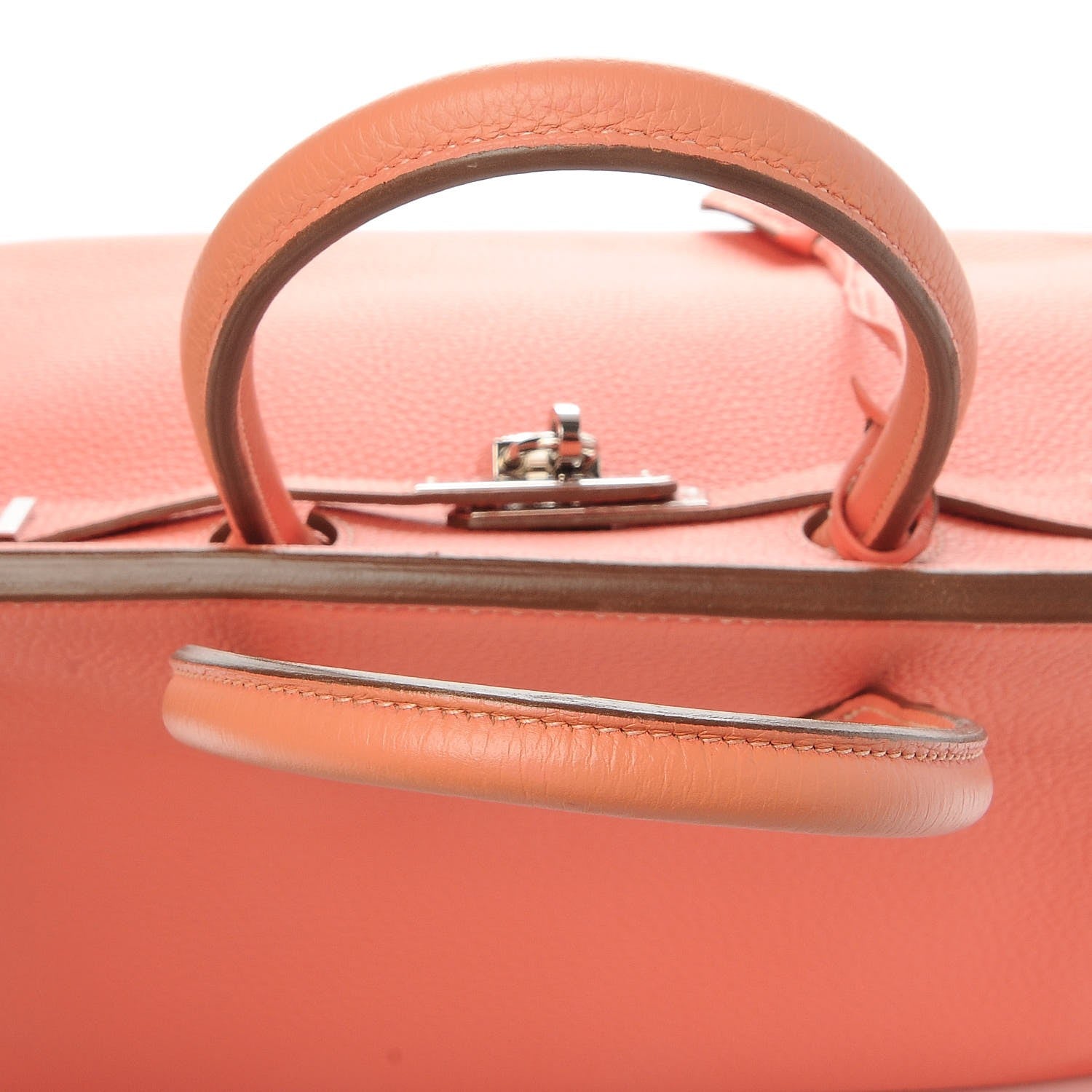 Hermes Taurillon Clemence Birkin 30 Crevette 30 of 33