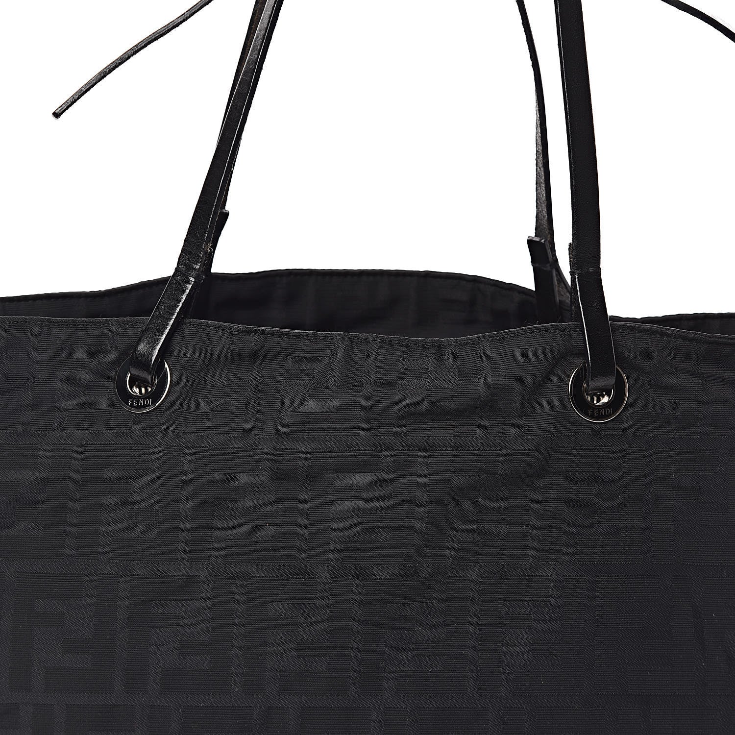 Fendi Zucca Tote Black 10 of 10