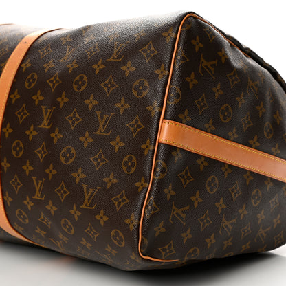Louis Vuitton Monogram Keepall Bandouliere 60 9 of 11