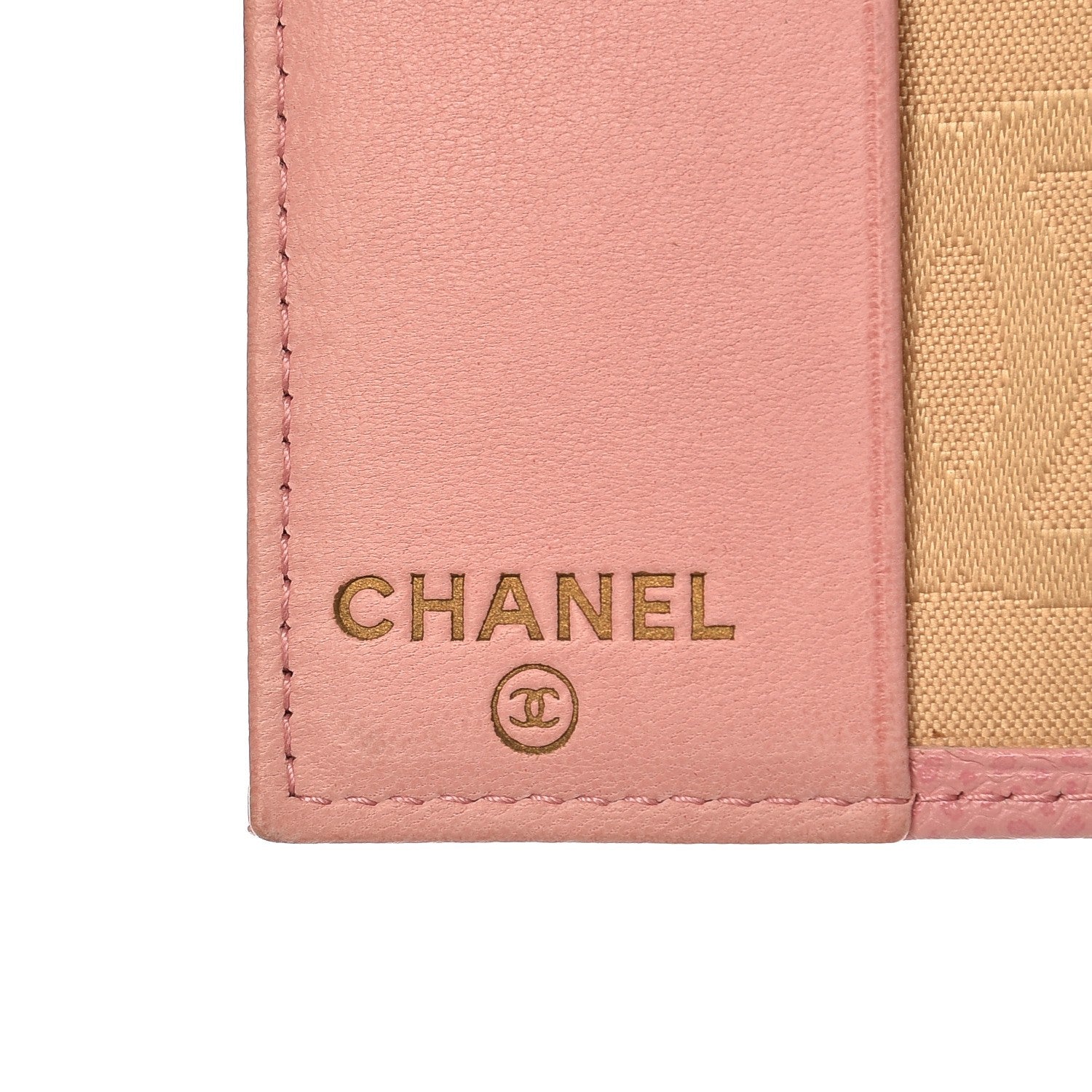 Chanel Caviar CC Passport Holder Pink 8 of 9