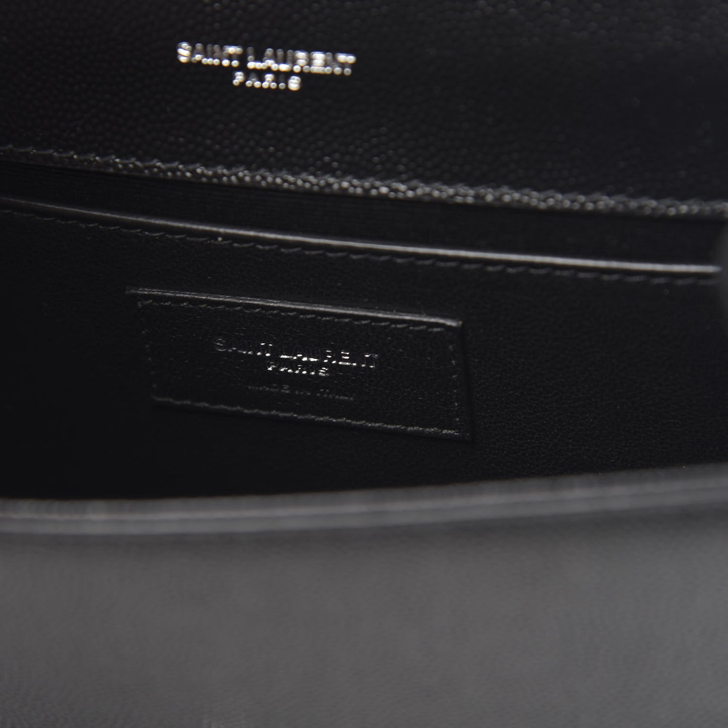 Grain De Poudre Small Monogram Kate Satchel Black
