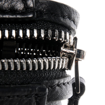 Celine Textured Calfskin Medium Edge Shoulder Bag Black 9 of 9