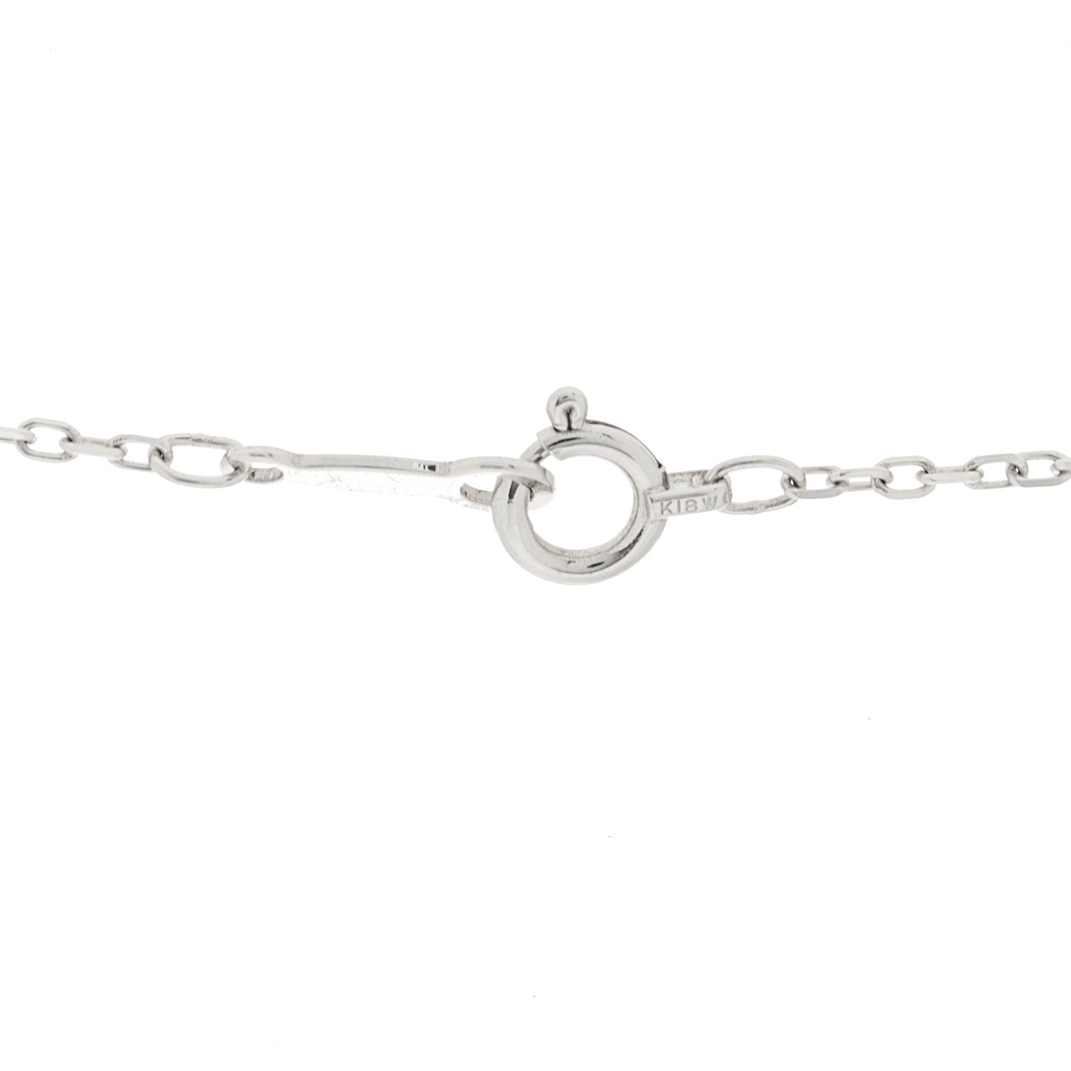 Mikimoto 18K White Gold Diamond Akoya Cultured Pearl 5.5mm Cluster Pendant Necklace 6 of 6