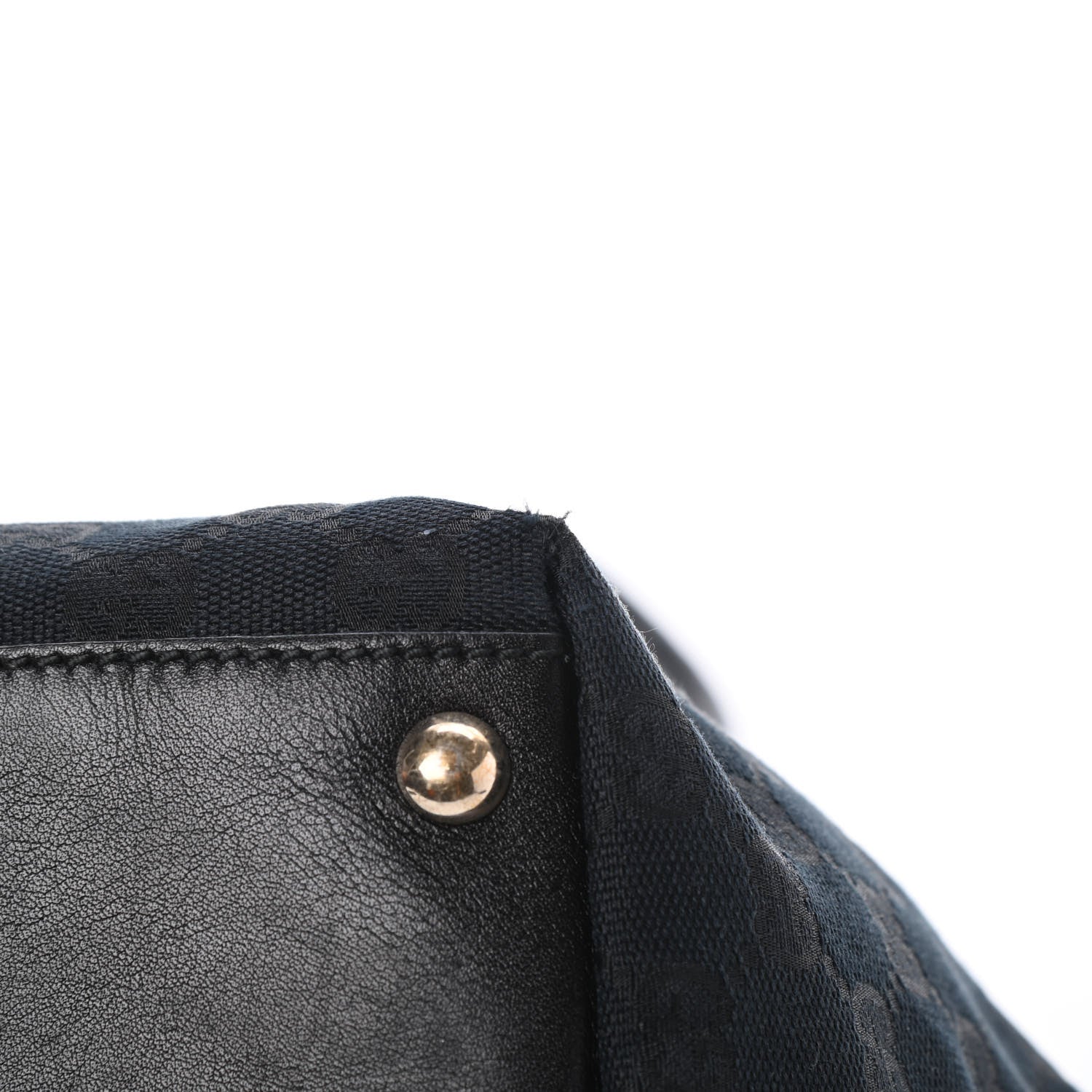 Gucci Monogram Medium New Britt Tote Black 12 of 15