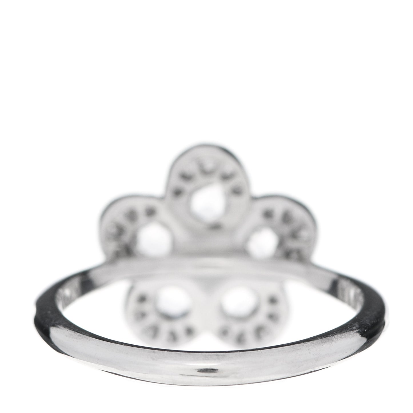 Platinum Diamond Enchant Flower Ring 52 6