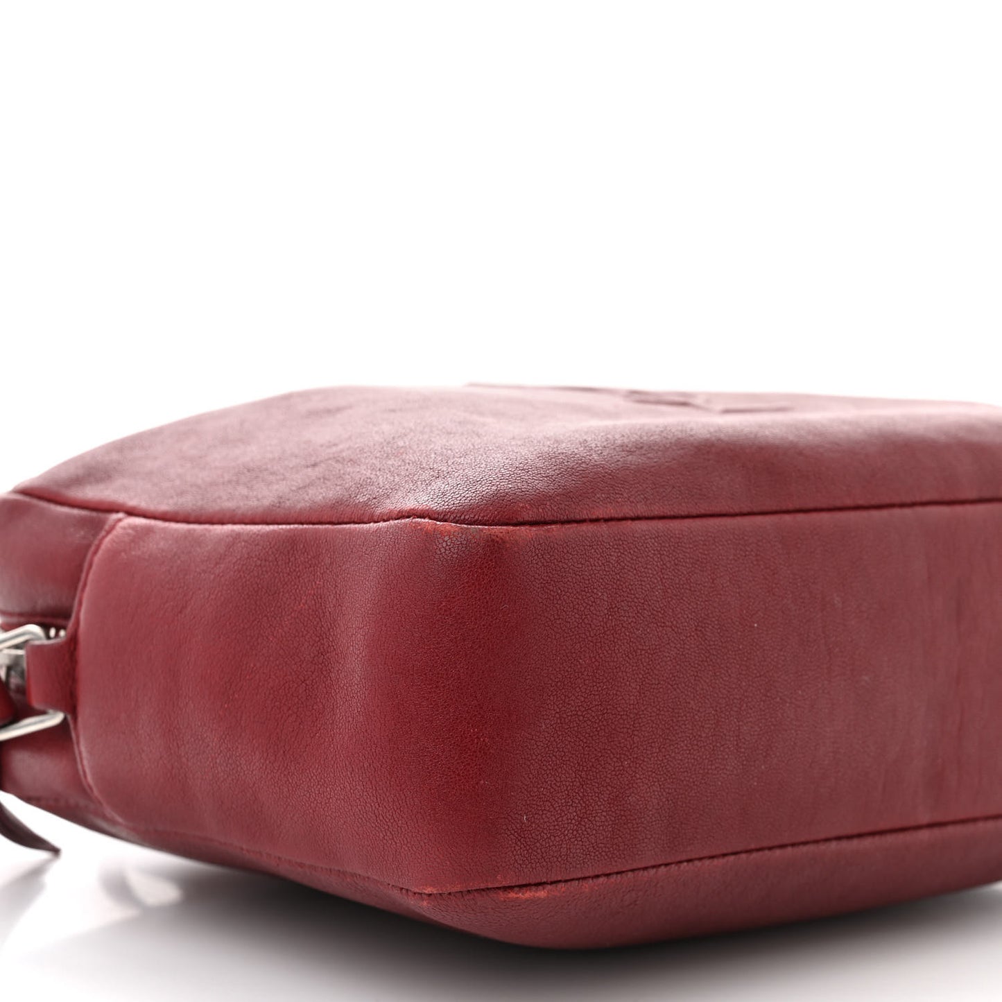 Lambskin Monogram Small Lou Camera Bag Lipstick Red