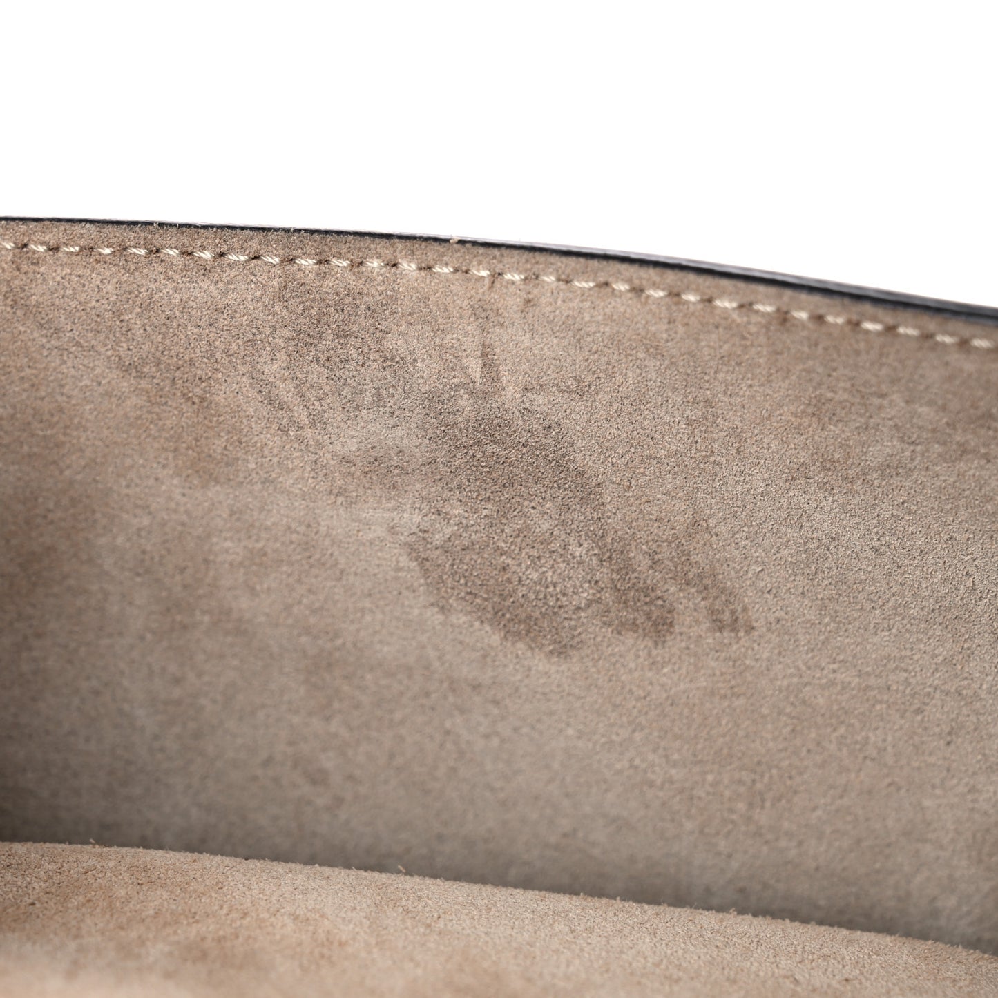 Calfskin Suede Mini Chain Faye Shoulder Bag Tobacco