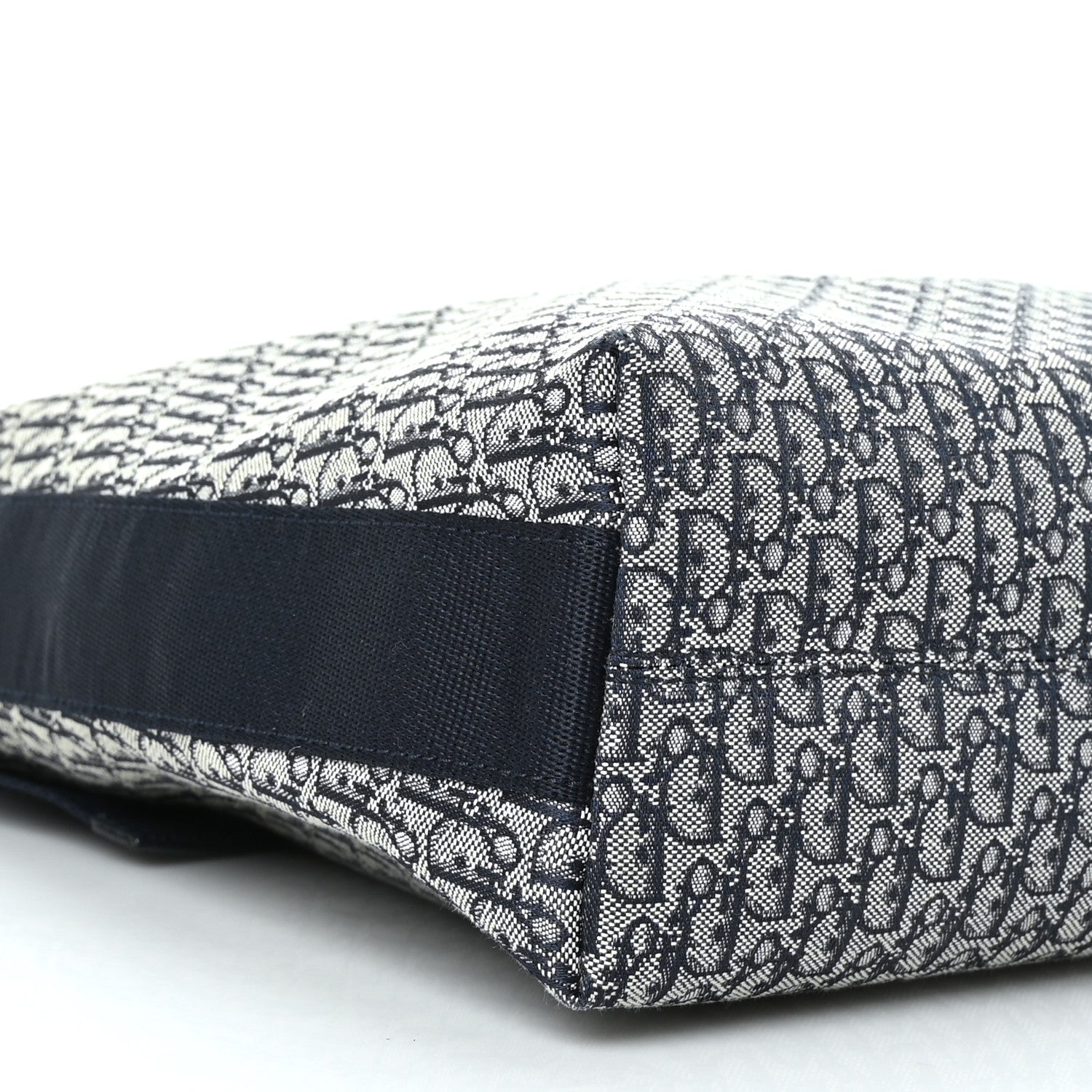 Christian Dior Canvas Diorissimo Large Messenger Bag Blue 7 of 8
