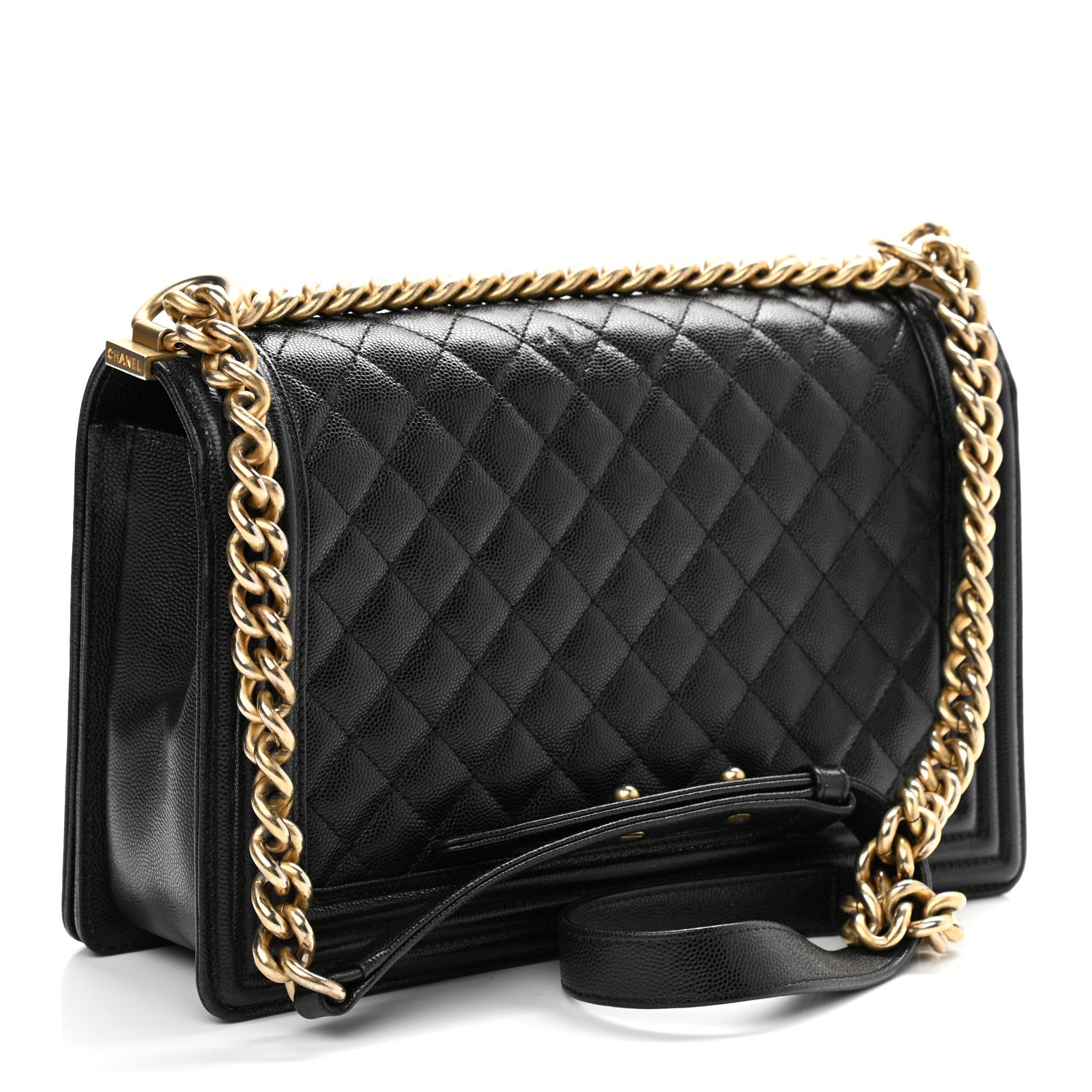 Chanel Caviar Quilted New Medium Boy Flap Black 3 of 14