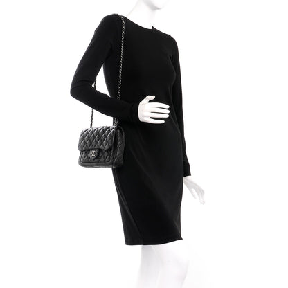 Chanel Caviar Quilted Medium Now and Forever Flap Black 2 of 8