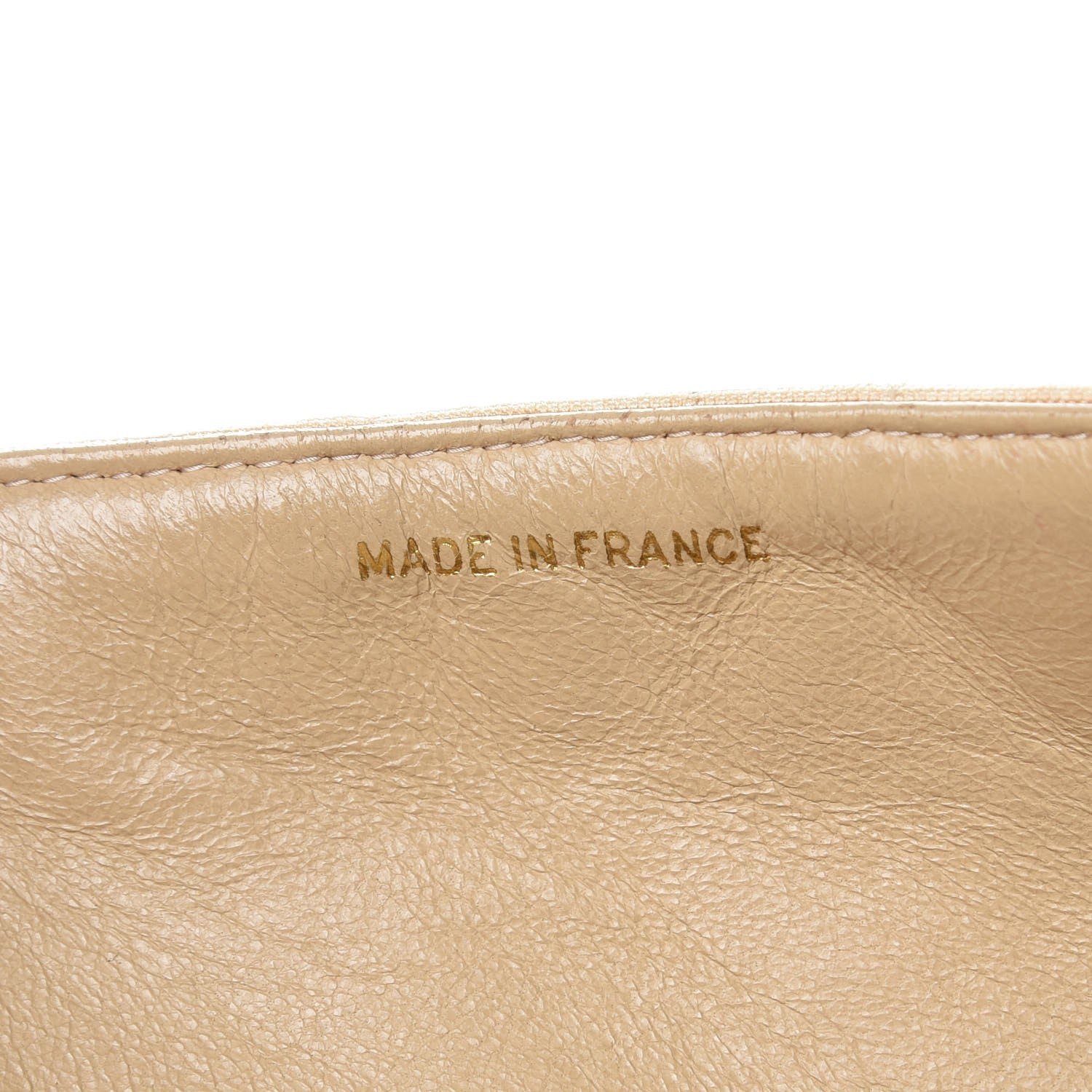 Chanel Canvas Quilted XL Jumbo Single Flap Beige 8 of 19