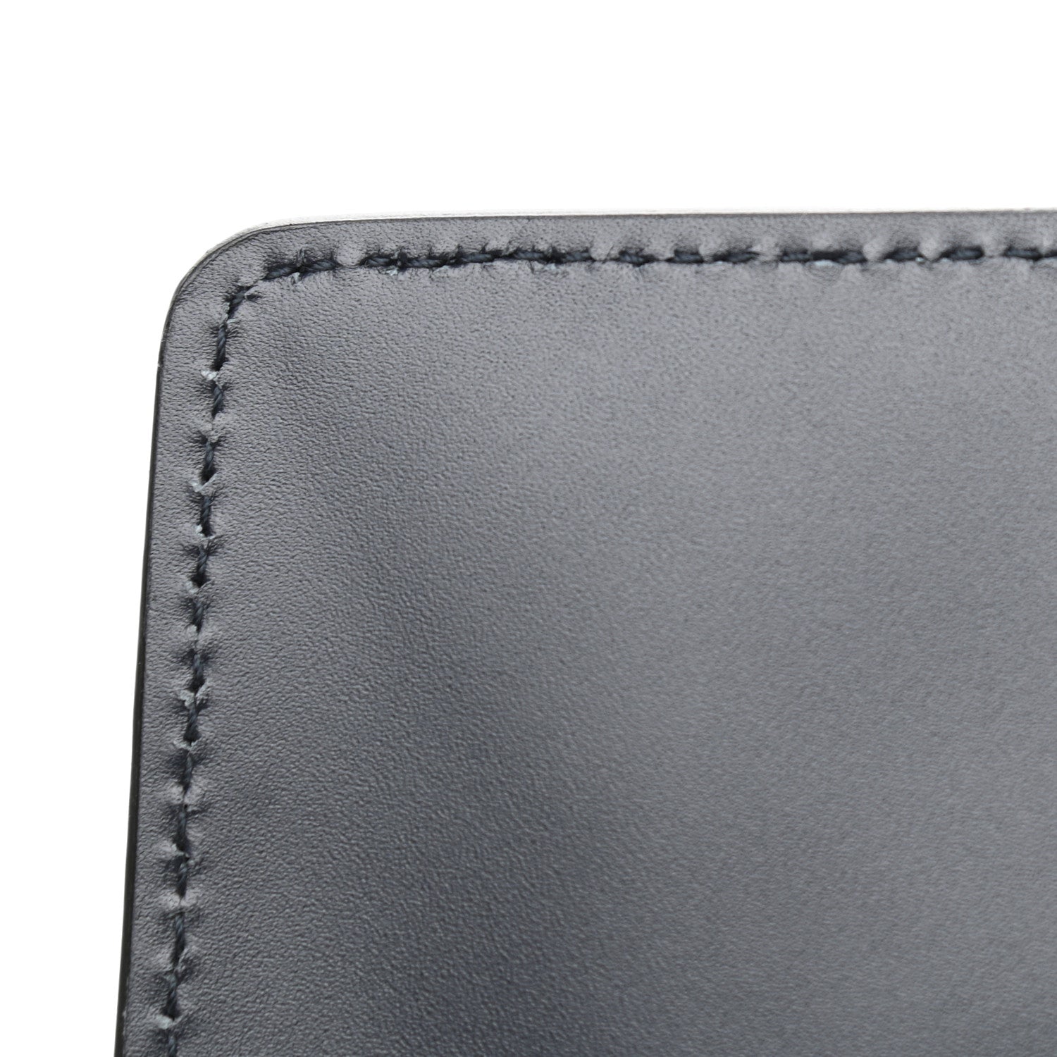 Gucci Guccissima Signature Single Buckle Flap Messenger Bag Navy 8 of 10