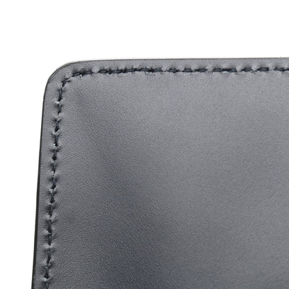 Gucci Guccissima Signature Single Buckle Flap Messenger Bag Navy 8 of 10