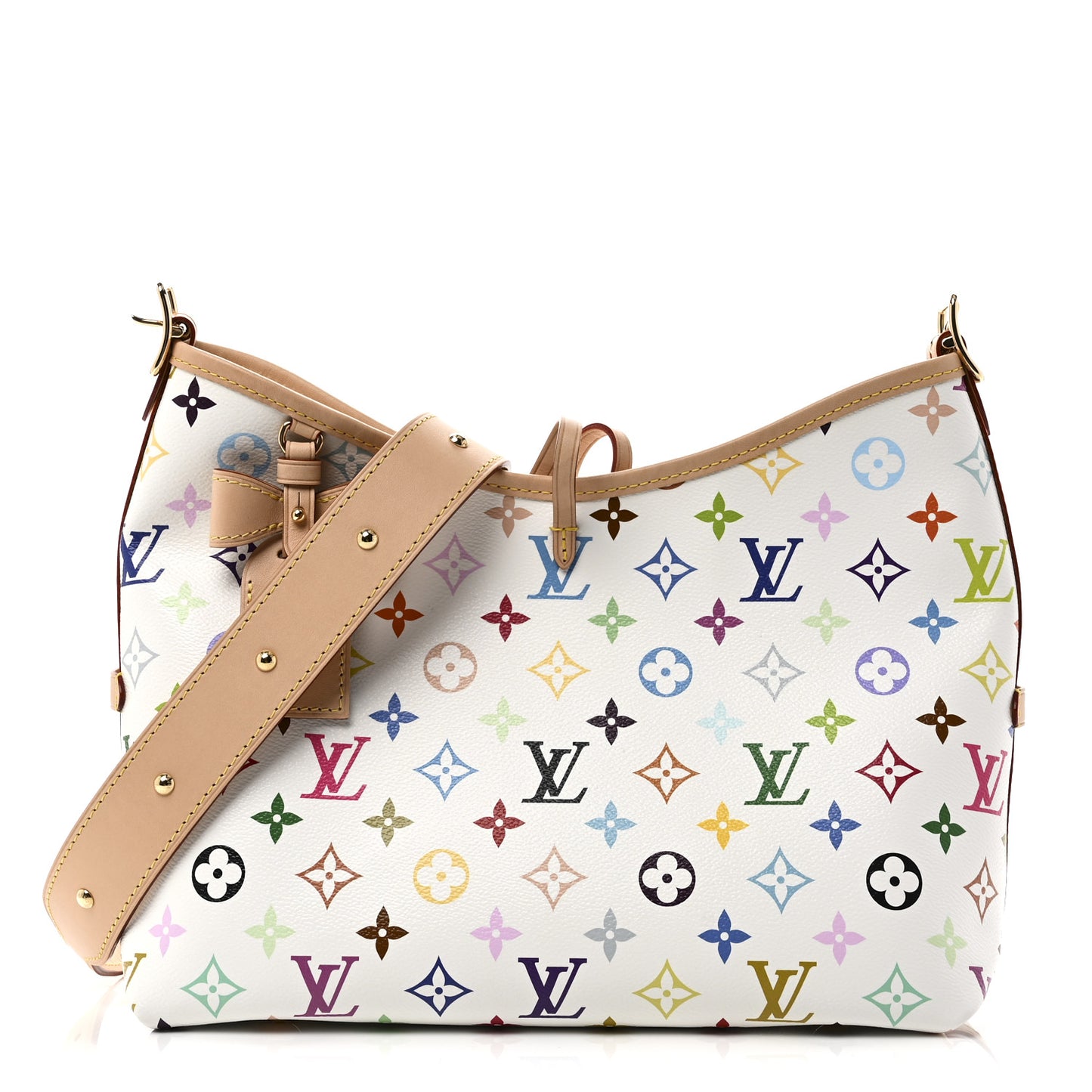 LV x TM Monogram Multicolor CarryAll PM White