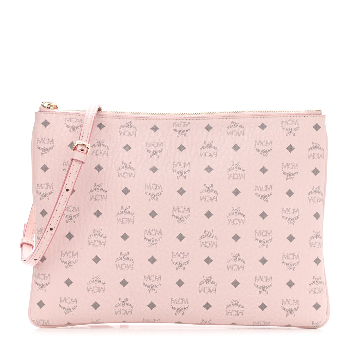 Visetos Medium Crossbody Pouch Soft Pink