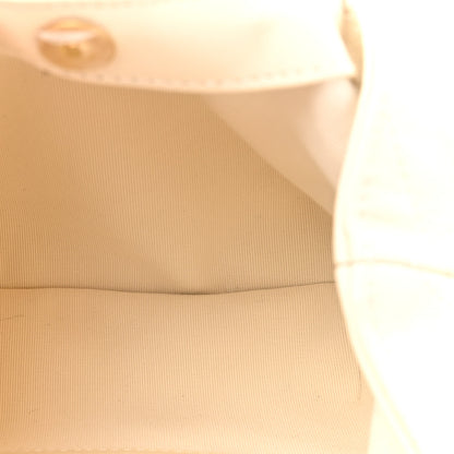 Chanel Lambskin Plexiglass Tortoise Shell Quilted Small Pouch Light Beige 6 of 10