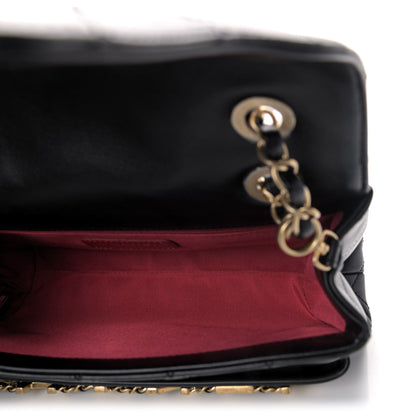 Chanel Calfskin Quilted Enchained Flap Black 4 of 4