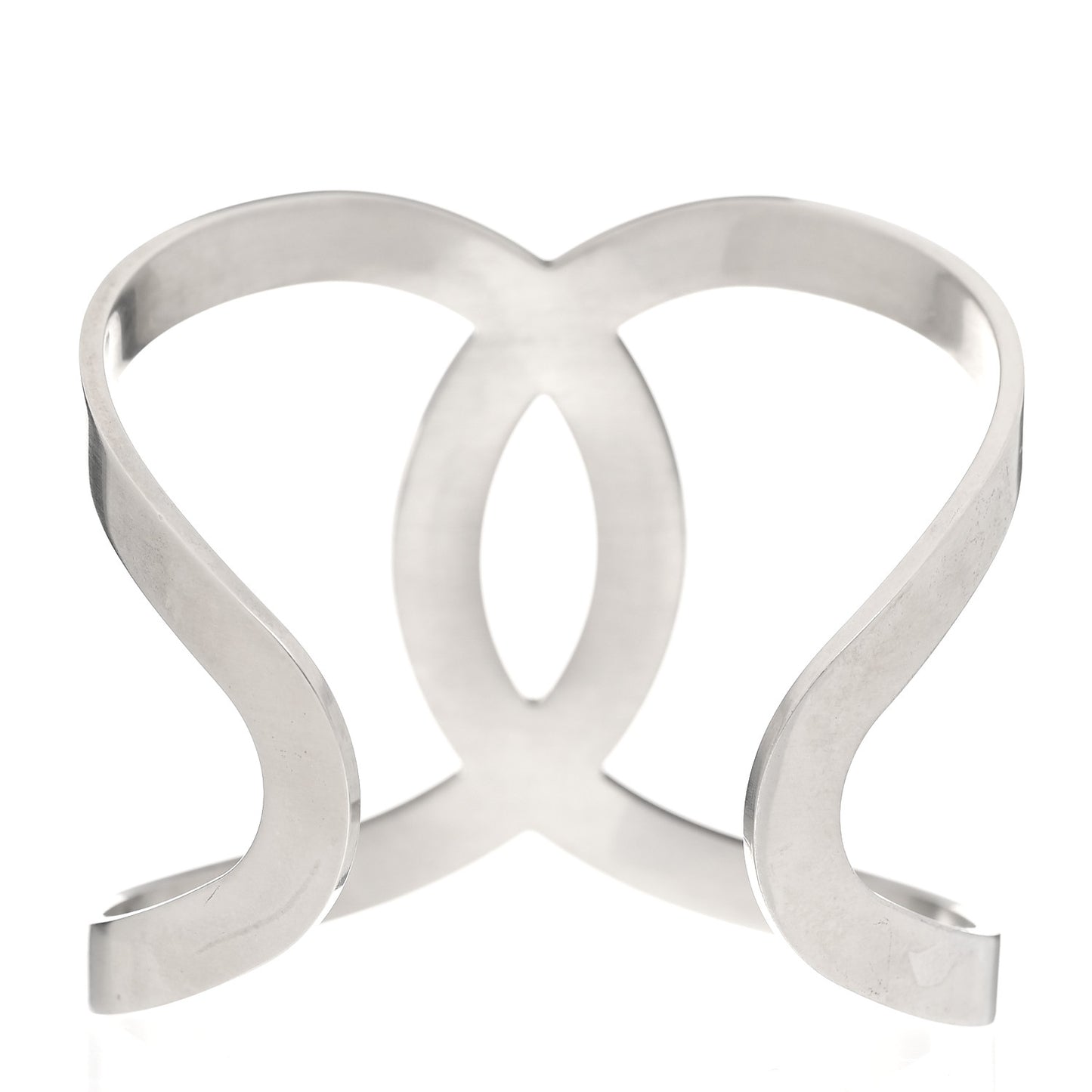 Metal CC Cuff Silver