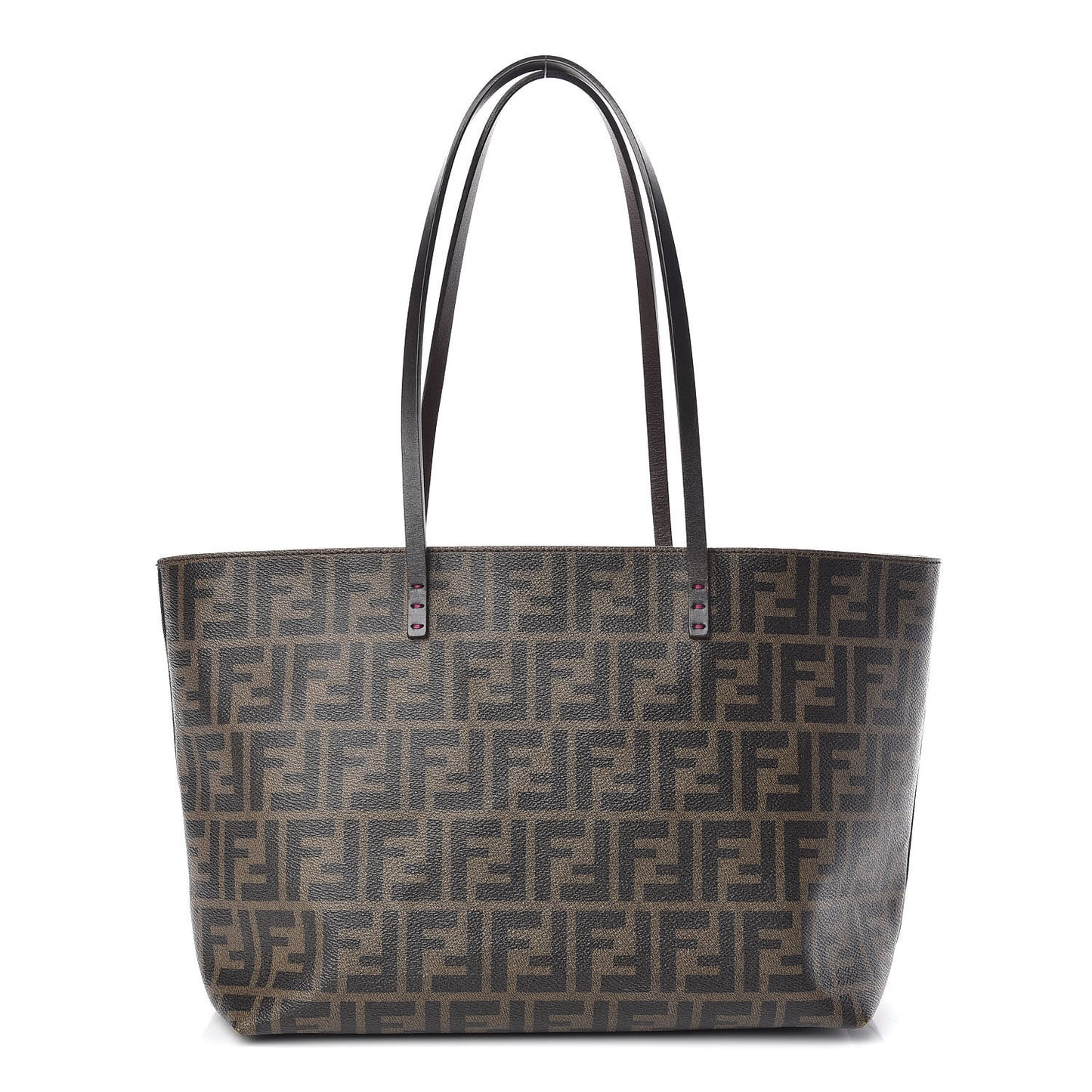 Zucca Spalmati Small Roll Tote Tobacco Fuxia