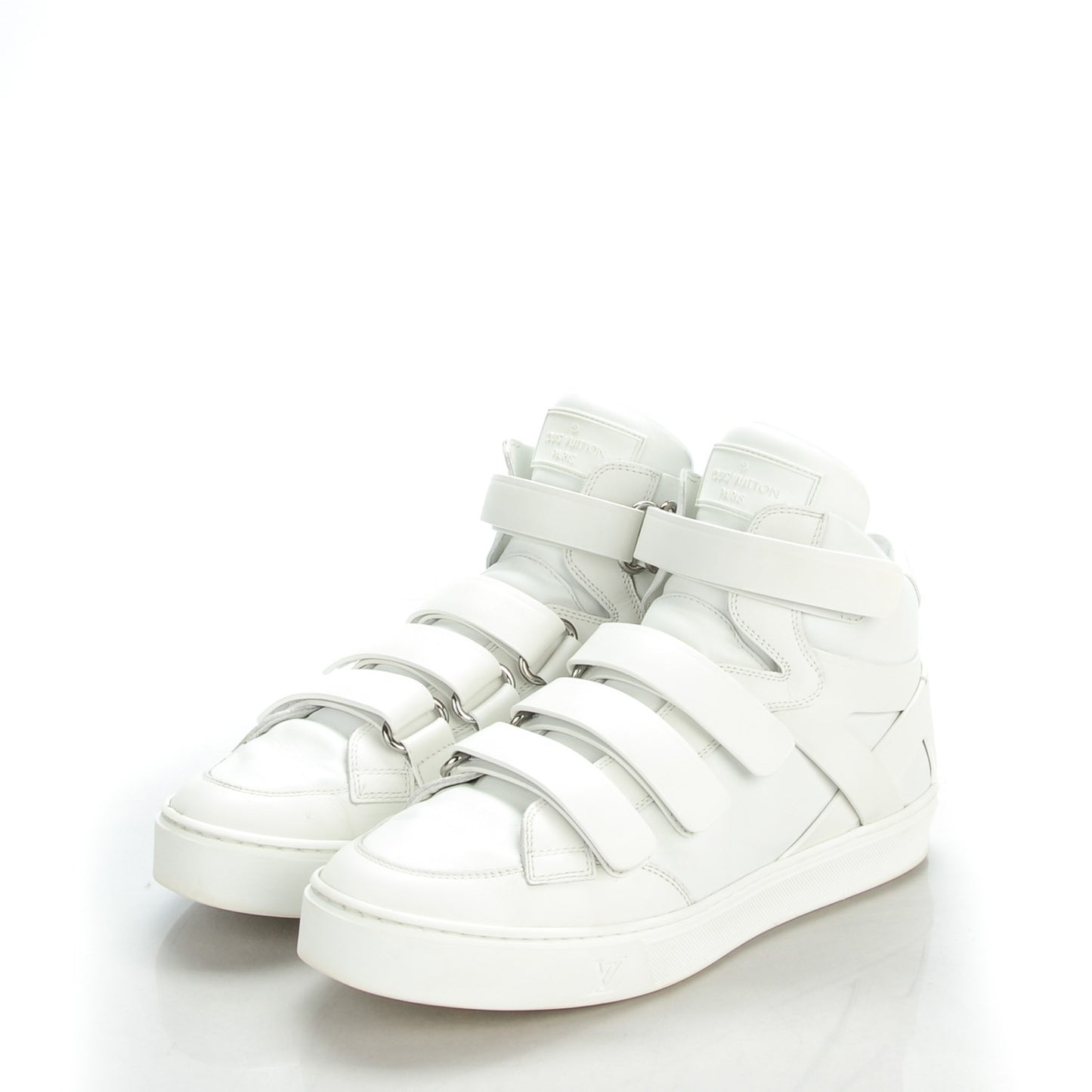 Leather Boxing Sneakers 7 White