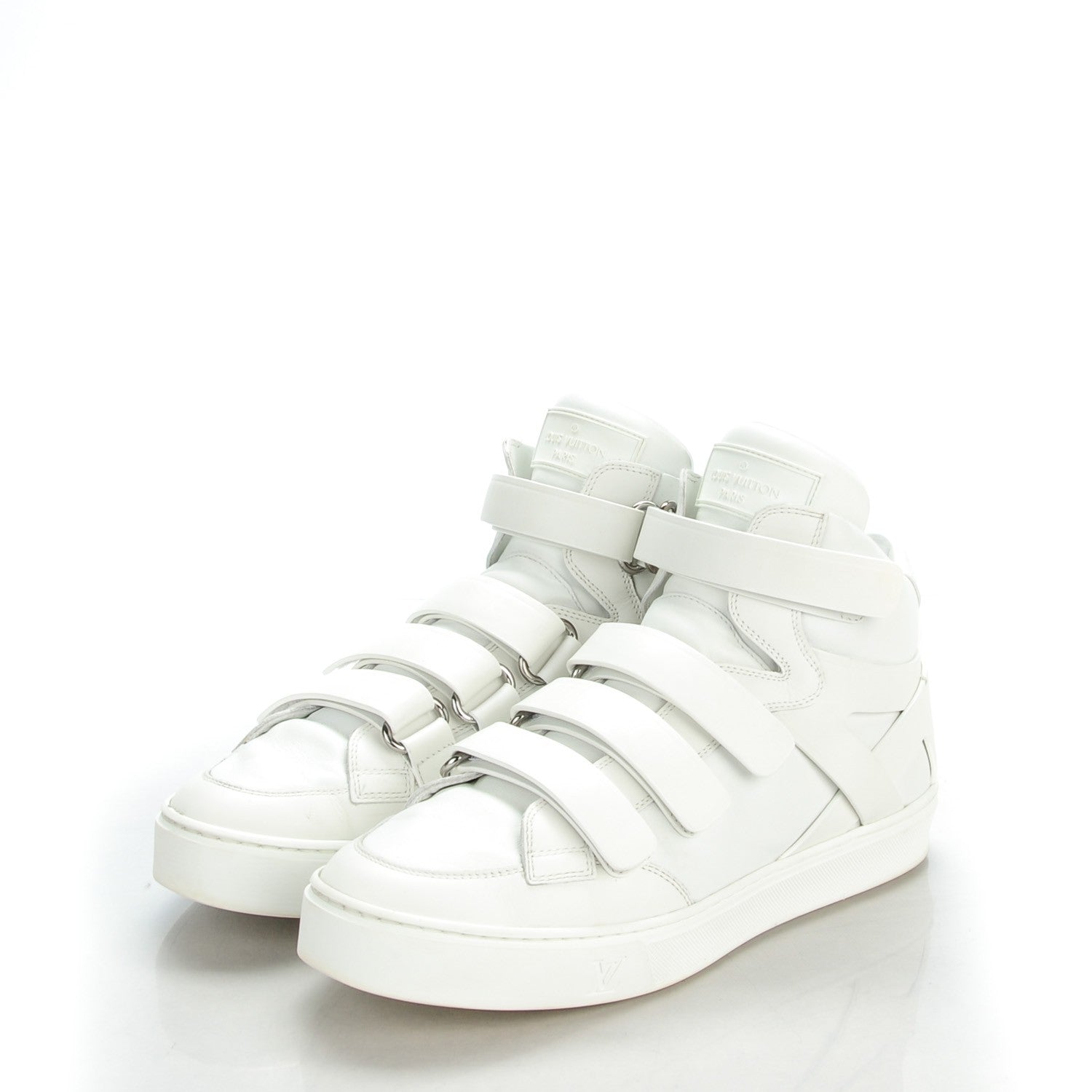 Louis Vuitton Leather Boxing Sneakers 7 White 2 of 9