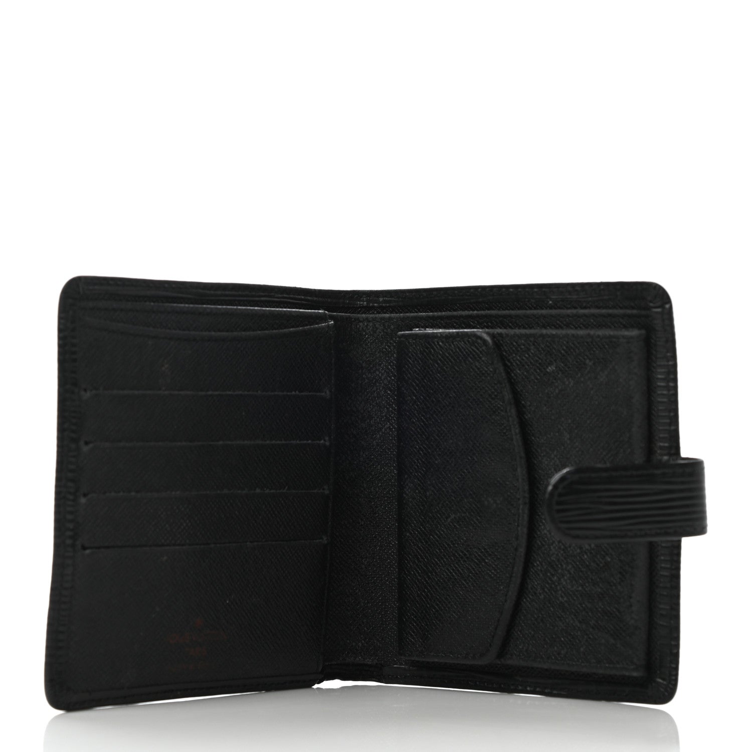 Louis Vuitton Epi Porte-Billets Compact Wallet Black 5 of 8