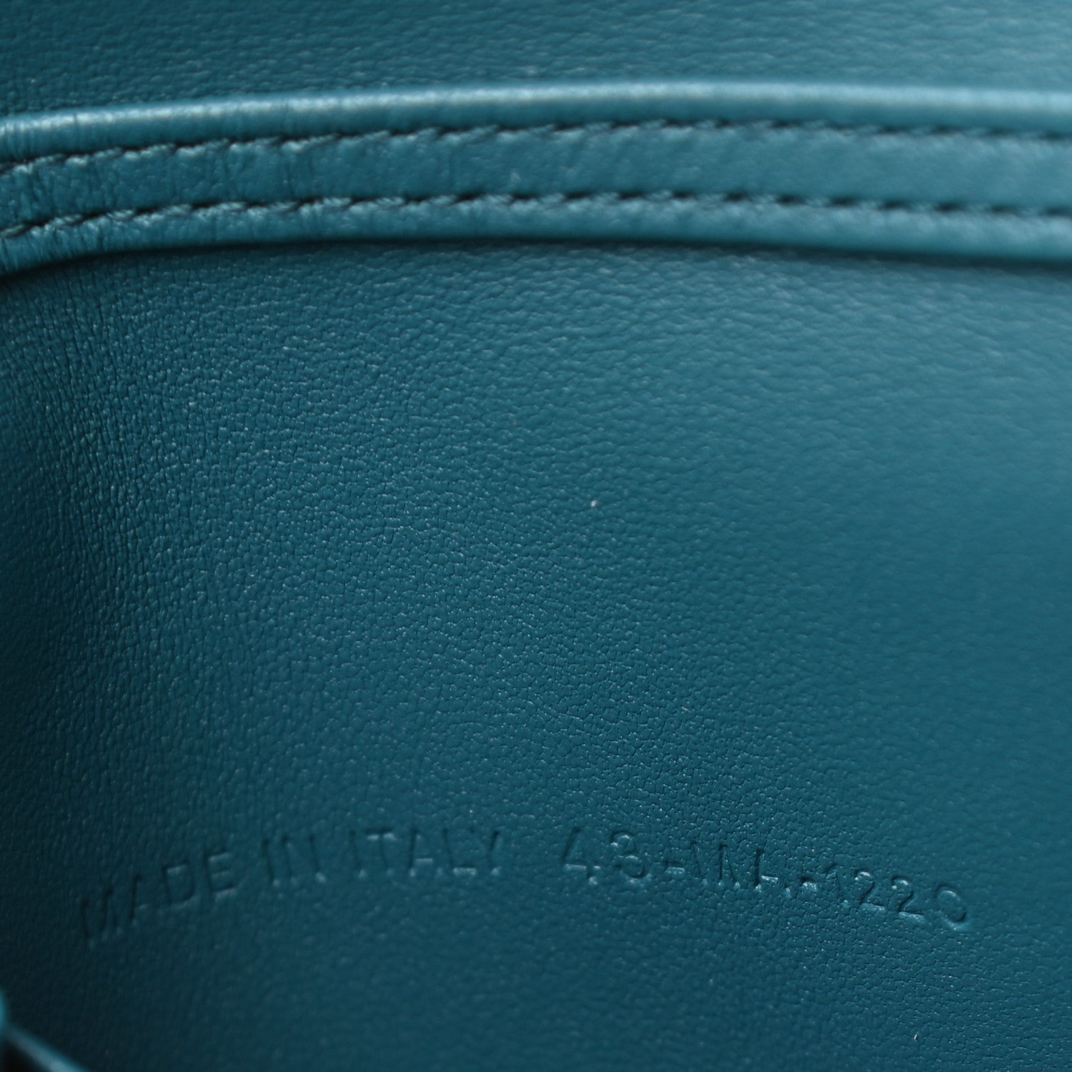 Christian Dior Lambskin Cannage Mini Waist Pouch on Chain Deep Ocean 10 of 11