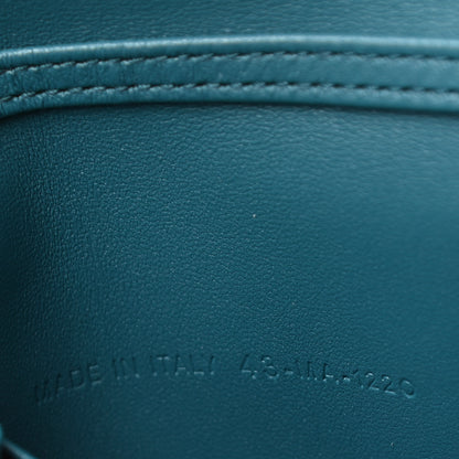 Christian Dior Lambskin Cannage Mini Waist Pouch on Chain Deep Ocean 10 of 11