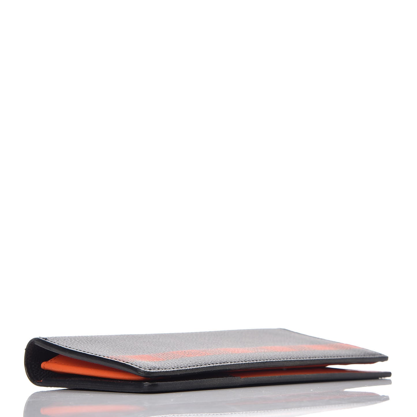 Damier Graphite Stripe Brazza Wallet Orange