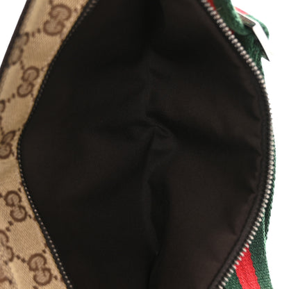 Gucci Monogram Web Belt Bag Dark Brown 5 of 10