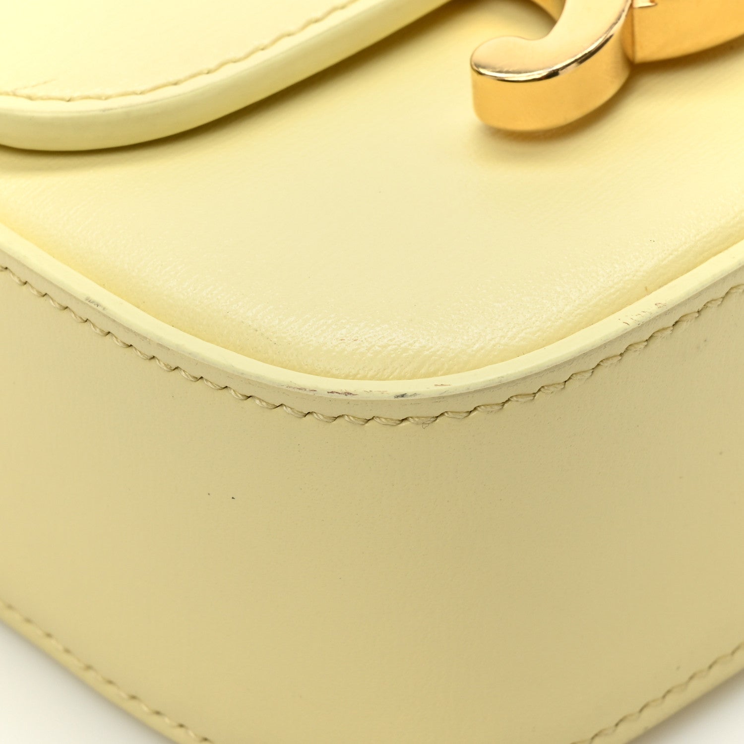 Celine Shiny Calfskin Mini Claude Almond Green 10 of 15