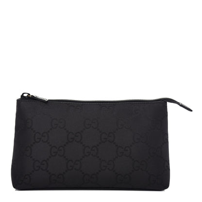 Gucci Nylon Monogram Cosmetic Pouch Black 1 of 7