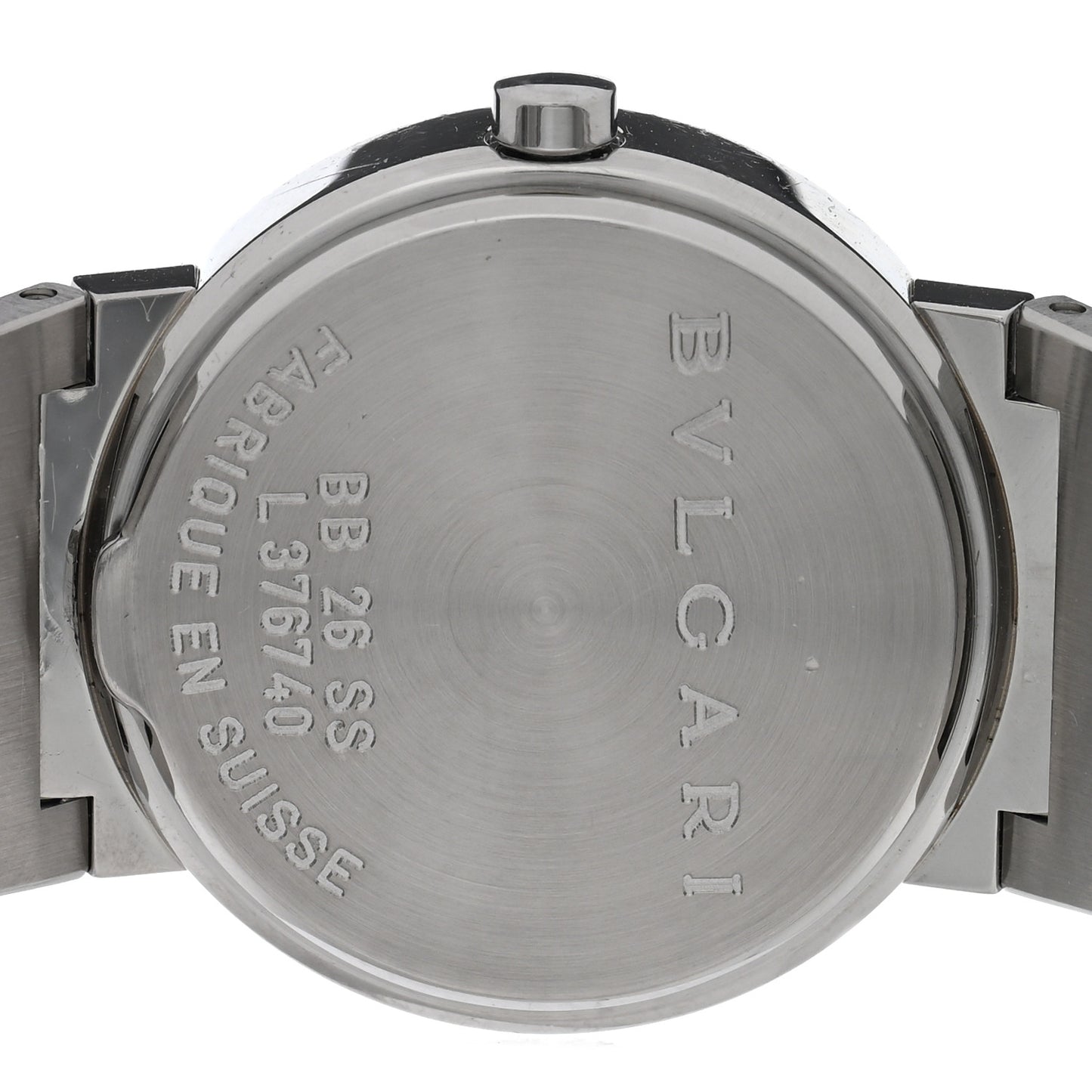 Stainless Steel Diamond 26mm Quartz Watch Black